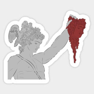 Perseus With The Head of Medusa Sticker